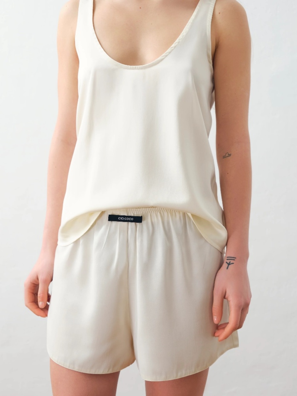 Milk Satin 90s Top